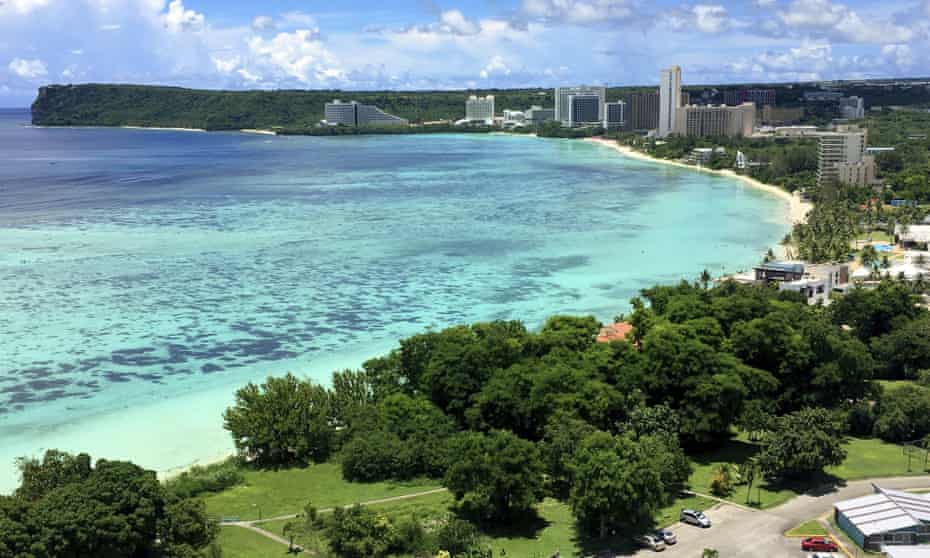 Tumon Bay near Hagåtña, Guam.