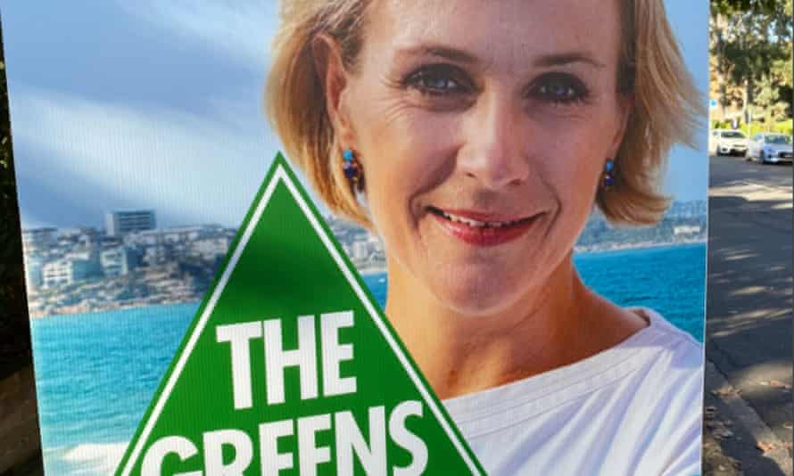 A ‘fake’ Zali Steggall poster in Warringah