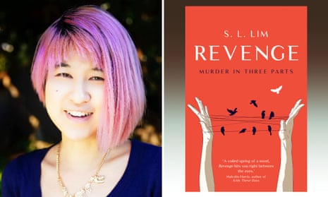 SL Lim and her book Revenge: Murder in Three Parts.