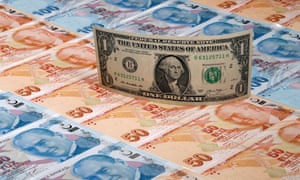 The Turkish lira hit an all-time low of 7.2 to the US dollar on Monday. It has since bounced back