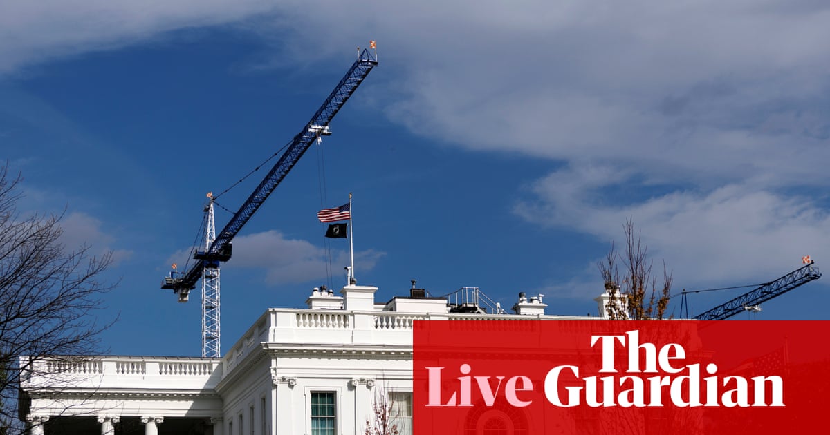 Trump’s White House ballroom project faces panel vote after judge ordered halt – US politics live