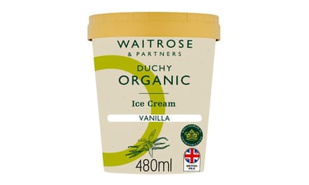 Duchy Organic vanilla ice-cream for the filter july 19 2025