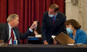 Senators Lindsey Graham, Richard Blumenthal and Dianne Feinstein, pictured, were among lawmakers who introduced the bill.