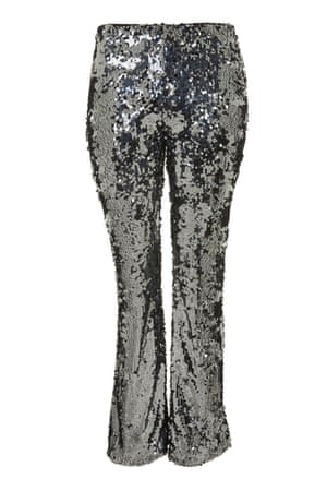 Topshop’s sequin flares sold out in two weeks.