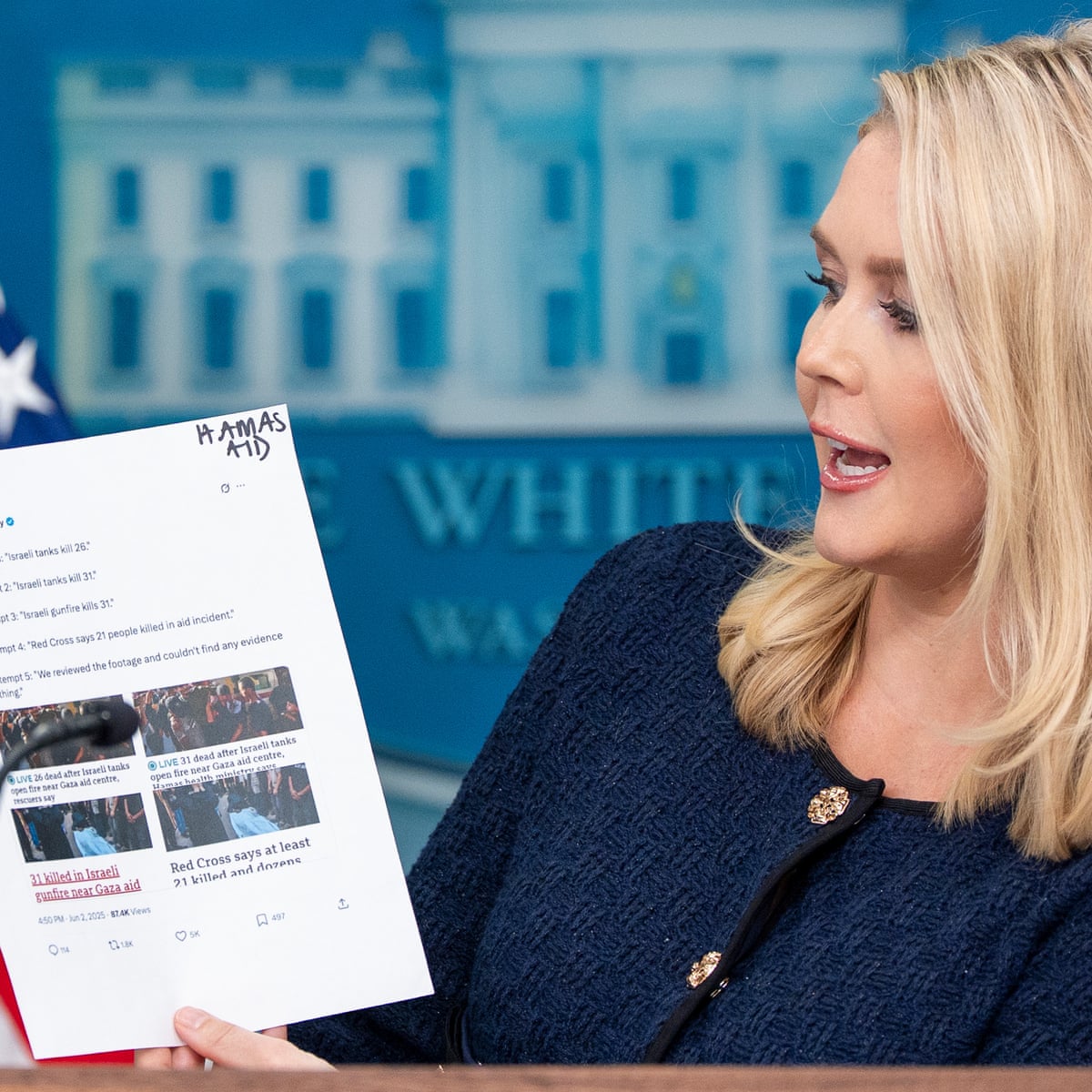 BBC rejects White House claim it removed Gaza story | BBC | The Guardian