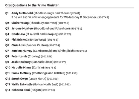 PMQs