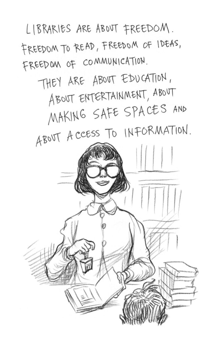 Neil Gaiman And Chris Riddell On Why We Need Libraries An Essay In Pictures Books The Guardian