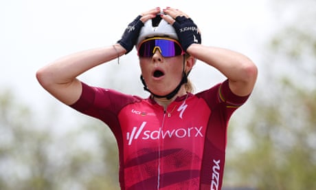 Vuelta Femenina: Demi Vollering hits heights to take red jersey on stage five