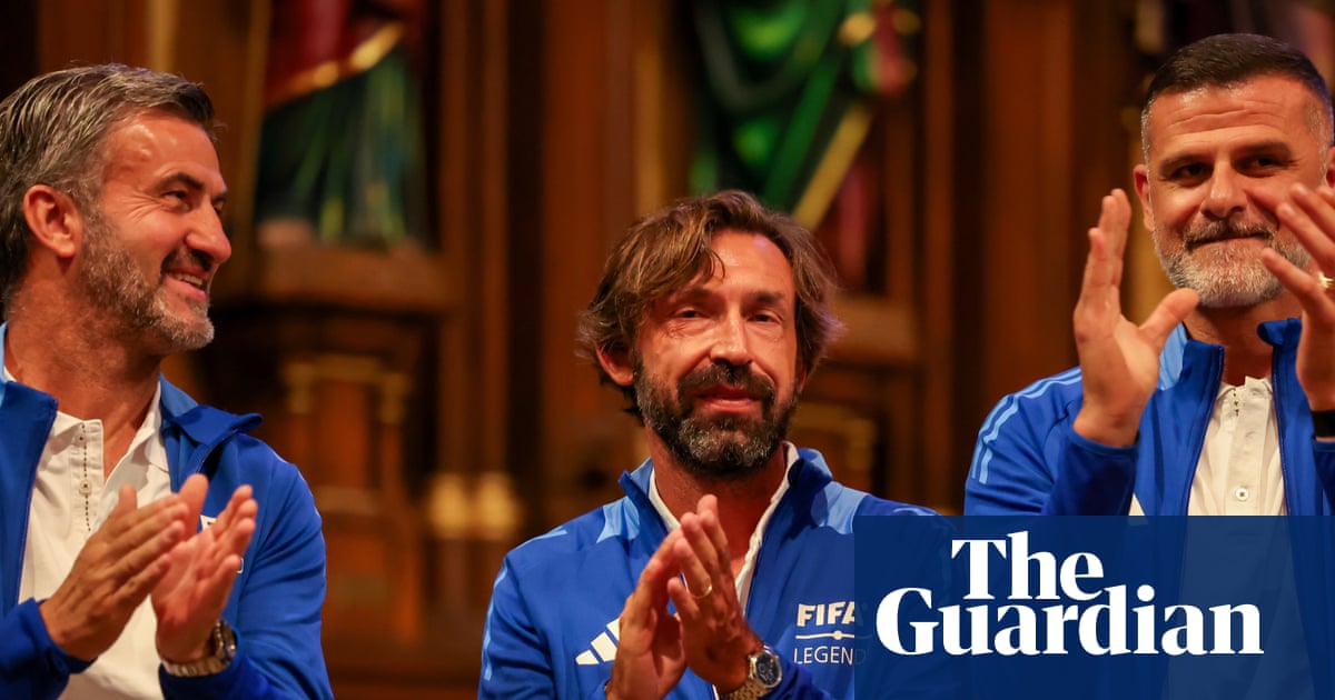 Andrea Pirlo out of running for Italy job but defends deal with Russian betting firm