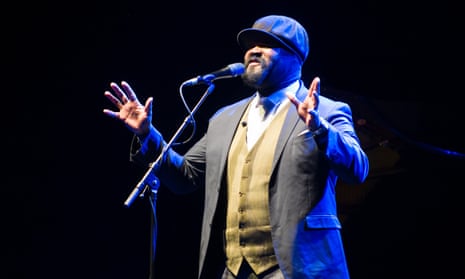 Gregory Porter performs at the Hammersmith Apollo in London