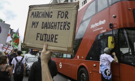 Anti-vax protester in London
