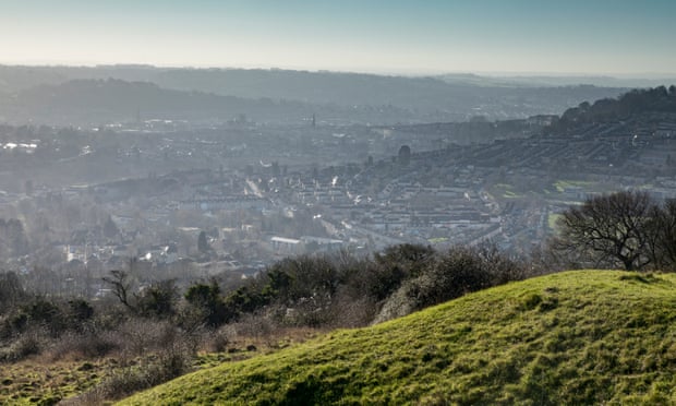 Bath as seen from Little Solsbury hill.
