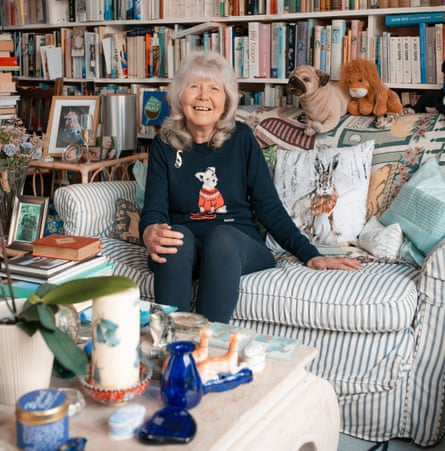 Jilly Cooper at her home near Stroud, October 2024.
