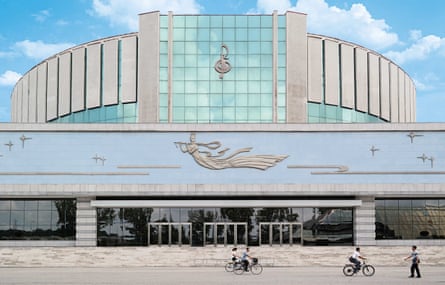 The facade of the East Pyongyang Grand theatre