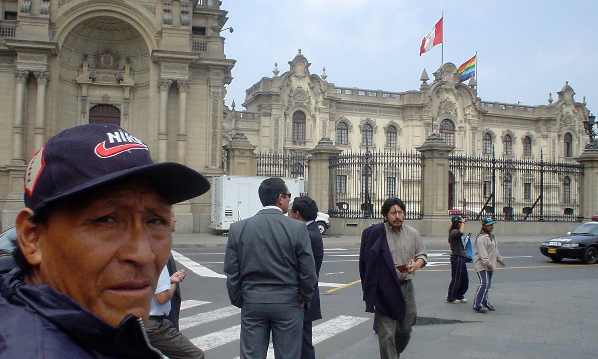 Jose Dixpopidiba, the Nahua headman, on a rare visit to Lima. Photograph: Shinai