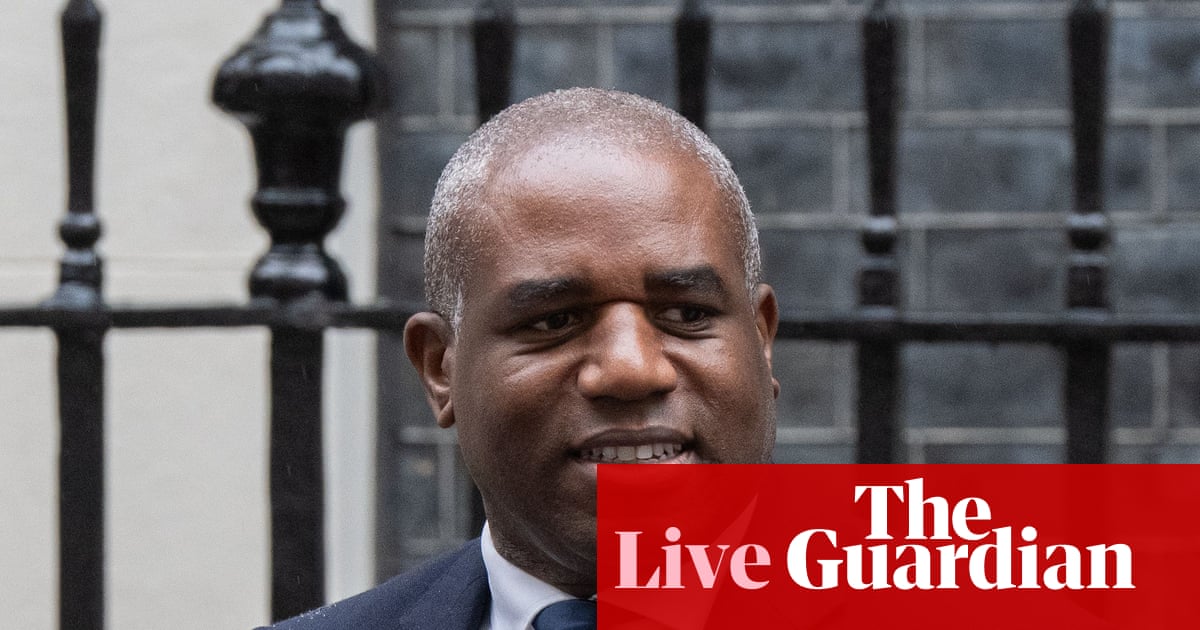 David Lammy to take PMQs after Reeves refuses to rule out tax rises in budget UK politics live