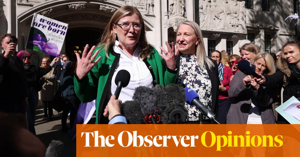 The supreme court has carefully ringfenced protections for women. That's all we wanted | Sonia Sodha