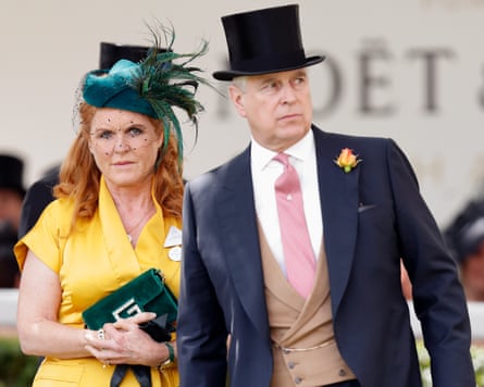 Sarah Ferguson and Andrew Mountbatten-Windsor.