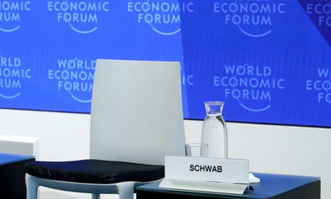 Klaus Schwab’s empty chair
