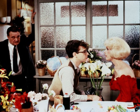 Man and woman at dinner table