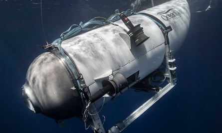 Titan is a carbon fiber and titanium submersible used by OceanGate.