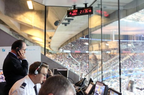 Hollande at Stade de France at the moment of the attacks in Paris.