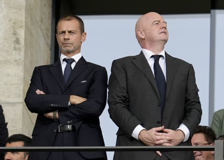 Aleksander Ceferin and Gianni Infantino