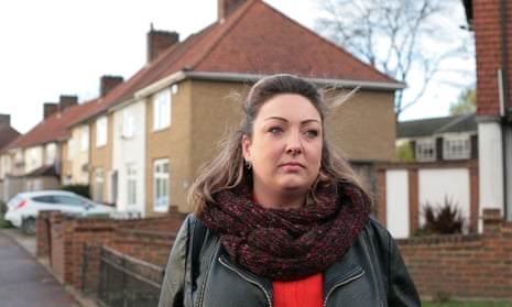 Resident turned playwright Christina Ford on the Becontree Estate in Dagenham. 