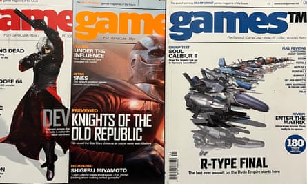 Three issues of gamesTM magazine