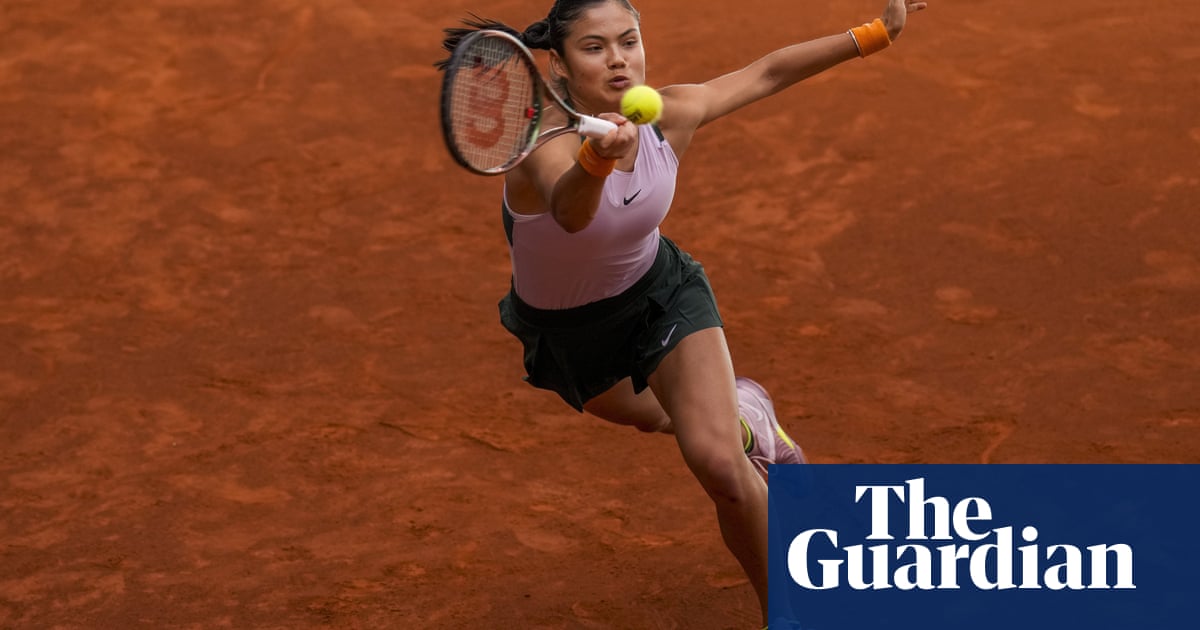 Emma Raducanu ‘managing’ back problem in lead-up to Italian Open