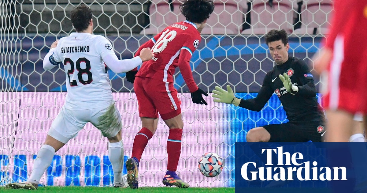 Liverpool controversially denied late winner by VAR in draw with Midtjylland