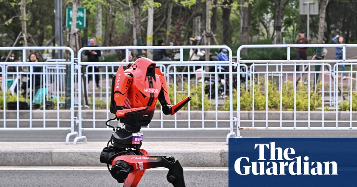 Humanoid robots show rapid advances as they race past humans in Beijing half-marathon