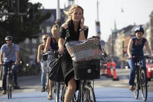 Cycling in Copenhagen