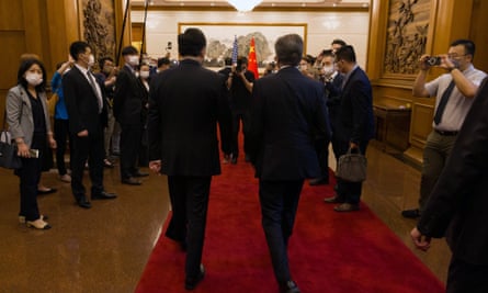 Qin Gang and Antony Blinken