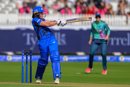 Grace Harris blasts a shot for London Spirit