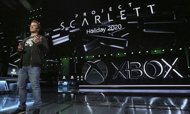 Phil Spencer, head of Xbox, showing off Project Scarlett at the E3 games expo in June