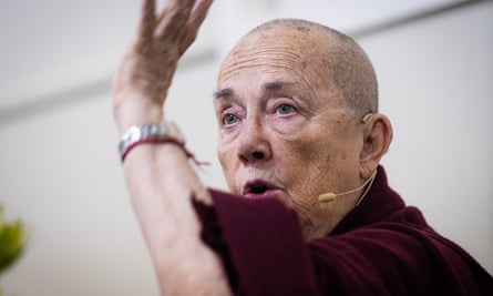 ‘The trouble is, we conflate seeing a bad thing with being angry’: Buddhist nun Robina Courtin.