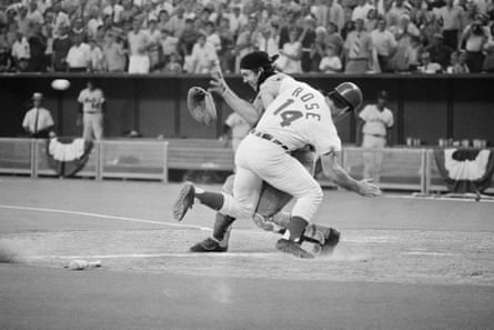 Pete Rose’s infamous collision with Indians catcher Ray Fosse during the 1970 All-Star Game gilded his Charlie Hustle mythos.