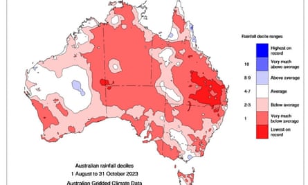 Screenshot of BoM article: Australia’s 2023 in weather: a year of warm temperatures and contrasting rainfall.