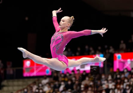 Angelina Melnikova in action