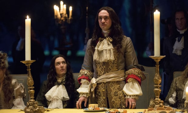 Who’s the fairest of them all? Alexander Vlahos, left, and Blagen in Versailles.
