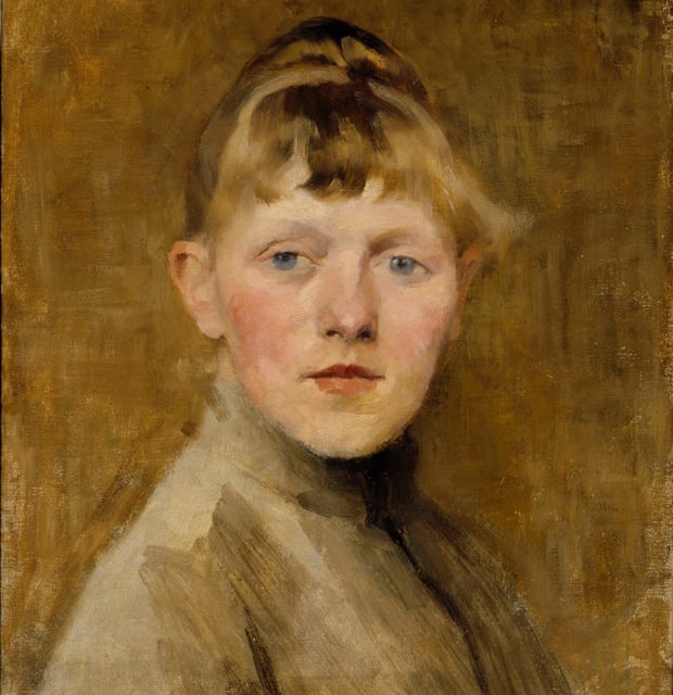 Helene Schjerfbeck’s Self-portrait, 1884-85. 