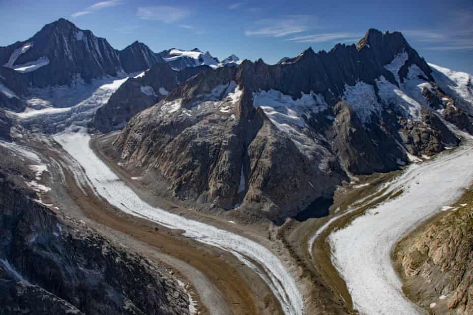 Finsteraargletscher, Unteraargletscher, Lauteraargletscher