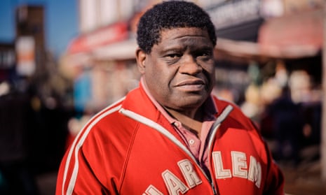 Writer and journalist Gary Younge shot in Ridley Road.