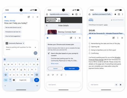 Chrome auto browse