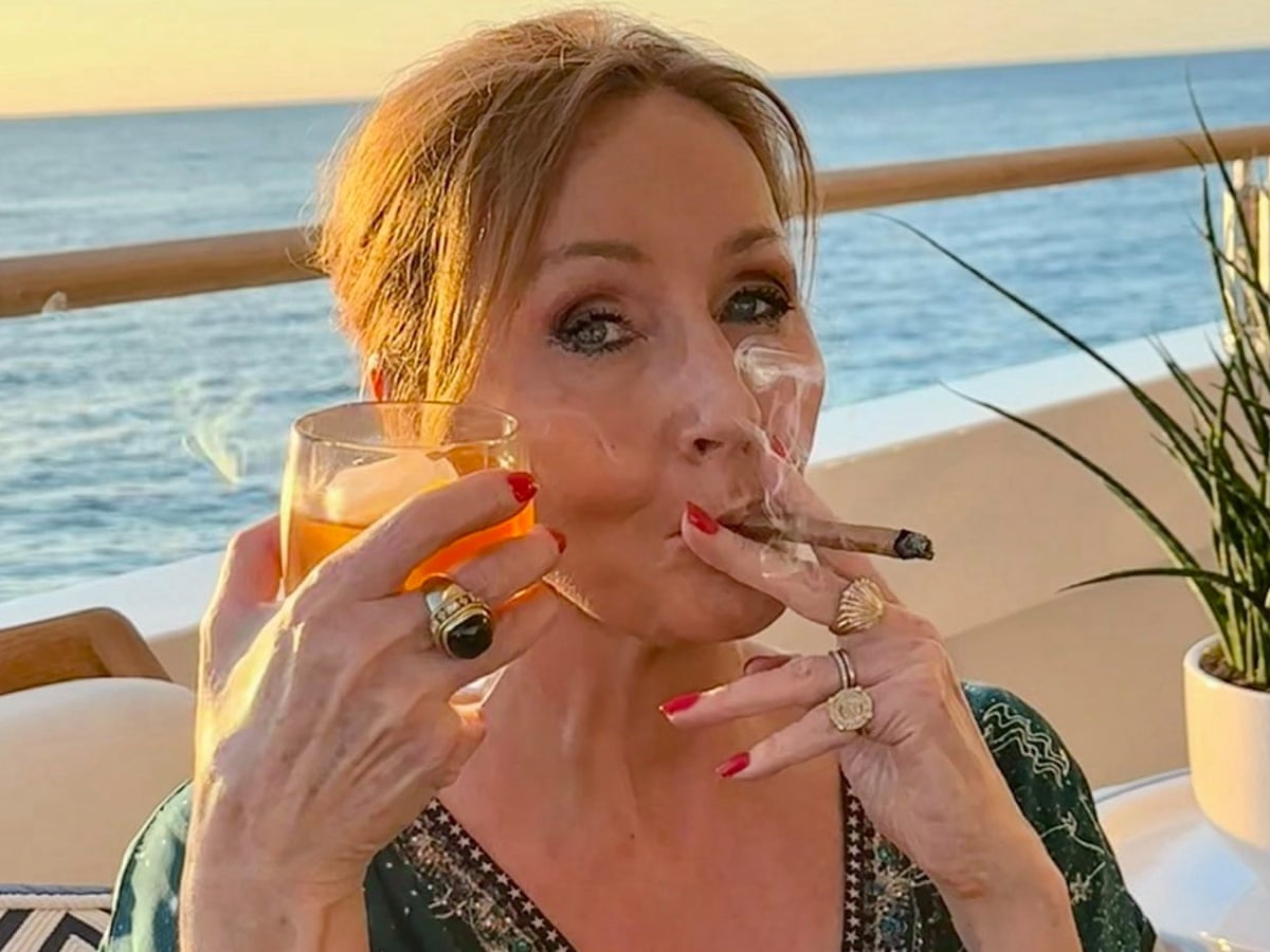 jk rowling smoking cigarettes Rowling's Cigar and Trans Issues Explained JK Rowling's journey from Harry