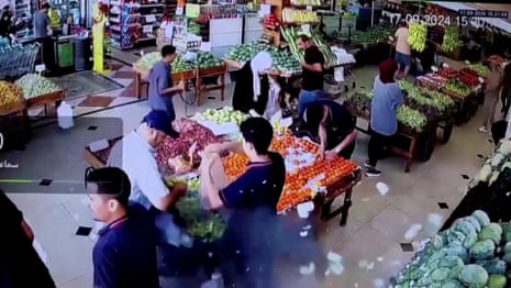 CCTV captures pagers simultaneously exploding across Lebanon – video report