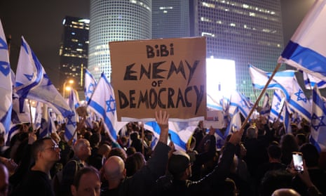 Protest against Benjamin Netanyahu’s judicial reforms, Tel Aviv, Israel, 28 January.