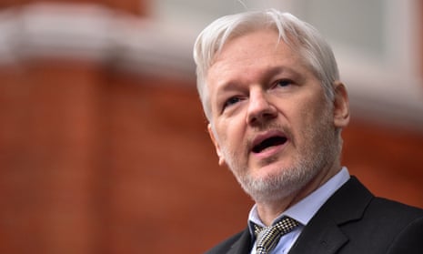 Julian Assange, who is now in his fifth year lliving in the Ecuadoran embassy in London.