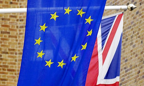 EU and union flags. Downing Street has already accepted the Electoral Commission’s recommendation that the referendum should ask voters if they want to ‘remain’ or ‘leave’ the European Union.
